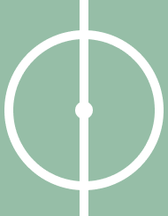 Zielony baner przypominający środek boiska do piłki nożnej